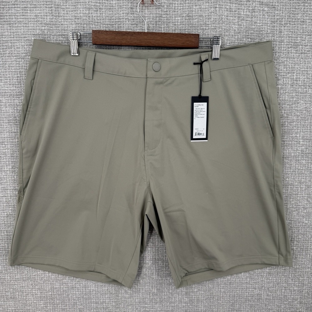 RHONE Commuter Shorts 9" Men's Size 40 Flex Knit Fabric Golf Sage Green NEW